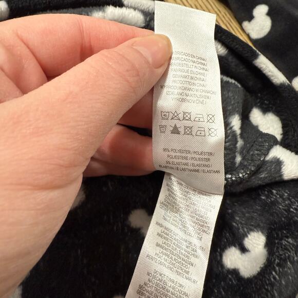 Disney Black Mickey Mouse Head Print Long Sleeve Top‎ Medium - Picture 4 of 7